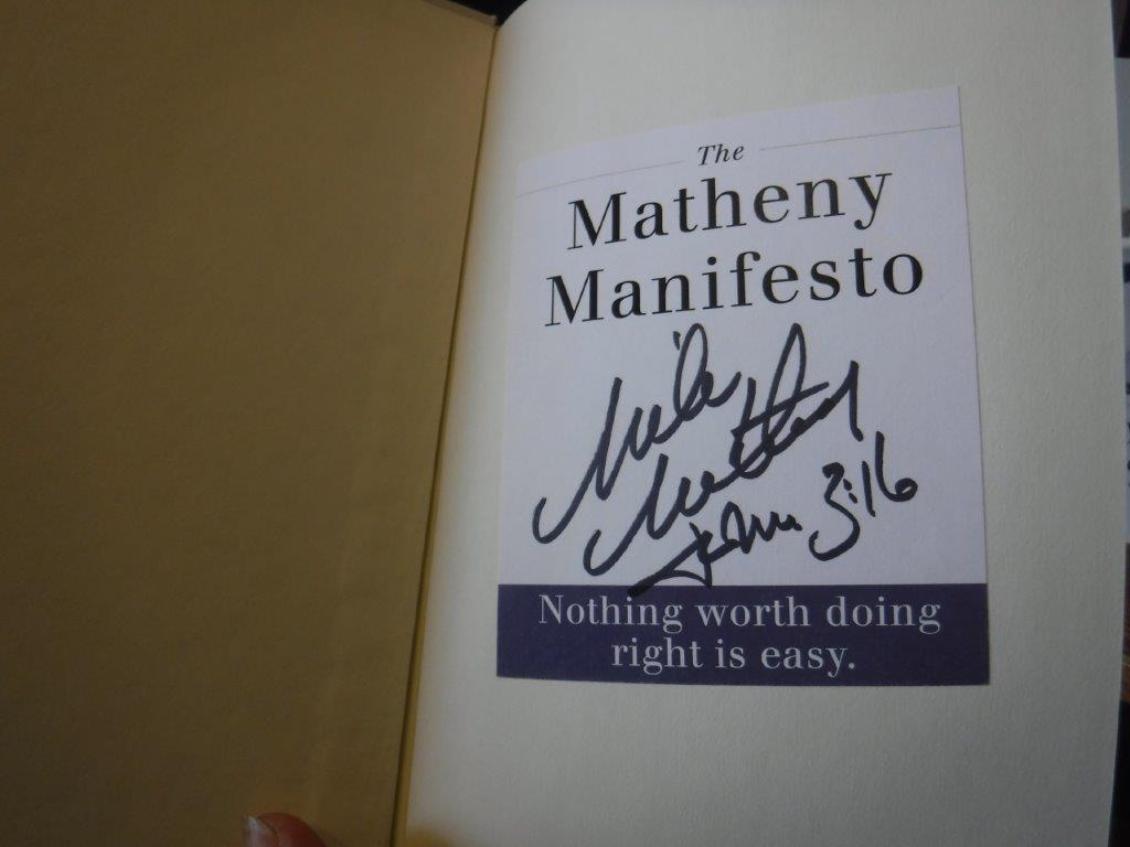 Image for The Matheny Manifesto