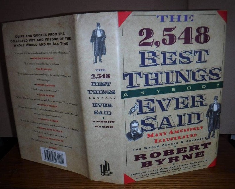 Image for The 2548 Best Things Anybody Ever Said