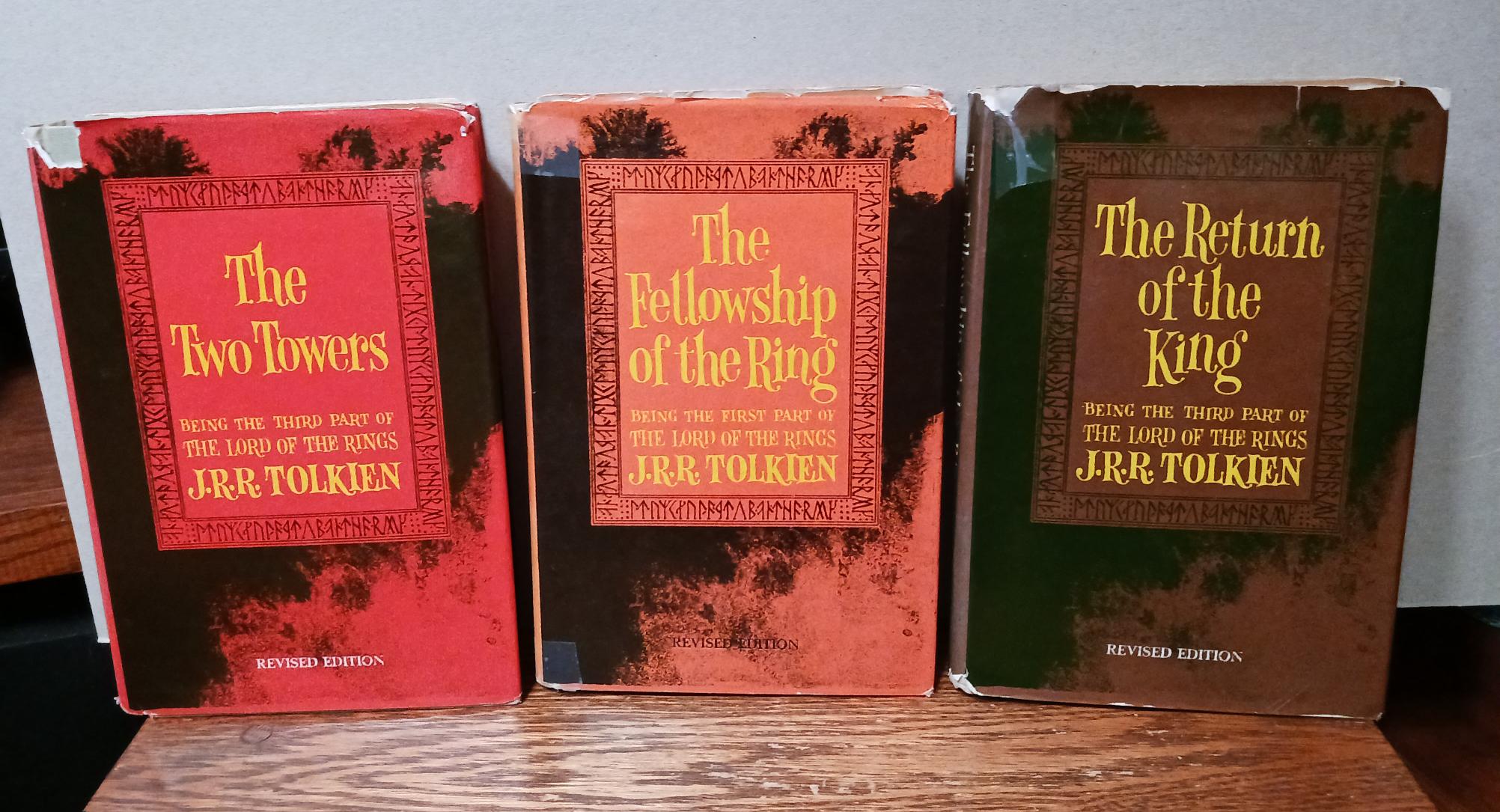 The Lord of the Rings Trilogy - Three Volumes: The Fellowship of 
