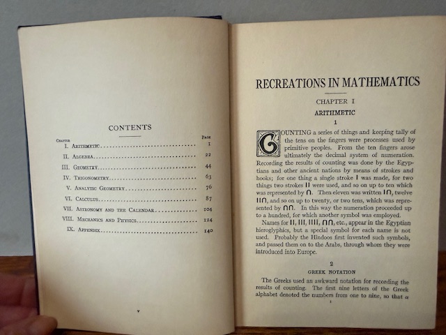 Resavetion Math Recreations in Mathematics