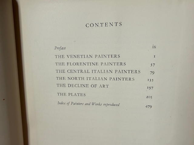The Italian Painters of the Renaissance
